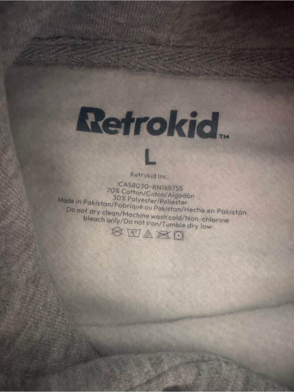 Retrokid brand new "Breakers High" Graphic Hoodie - never worn - Picture 3 of 4